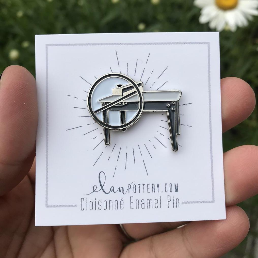 Slab Roller Enamel Pin (you choose color)