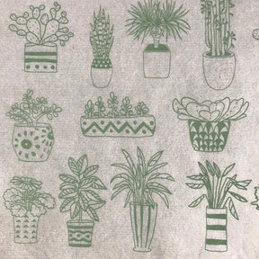 Potted Plants - Underglaze Transfer Sheet - You Choose Color