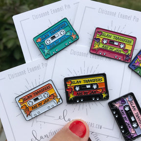 Elan Transfers Are My Jam Mixtape - Enamel Pin