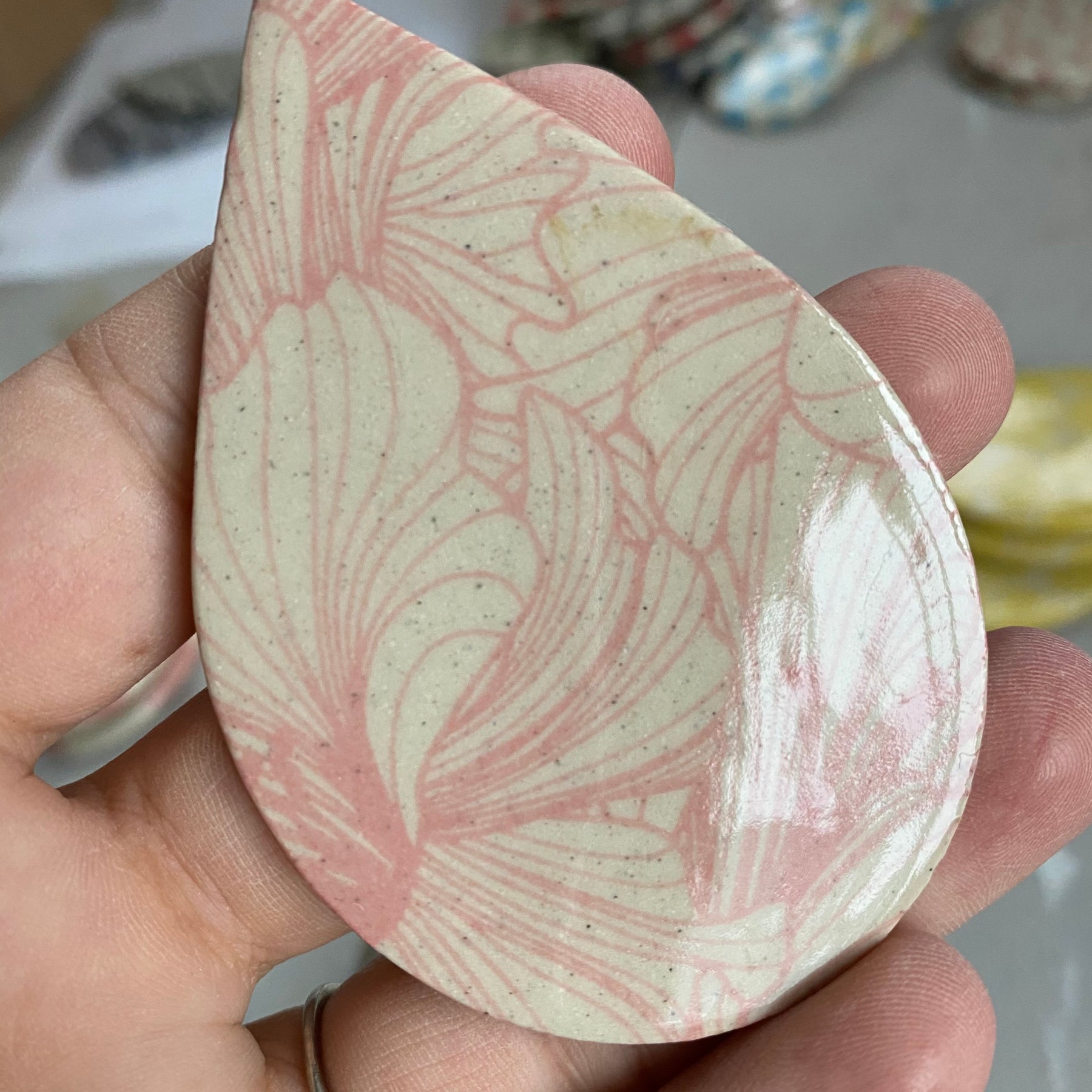 Hibiscus - Underglaze Transfer Sheet - You Choose Color